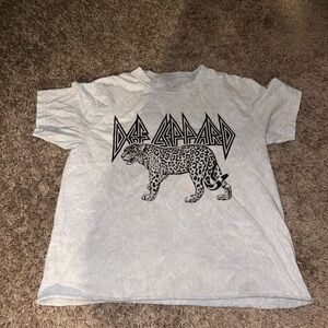 Def Leppard Crop Top